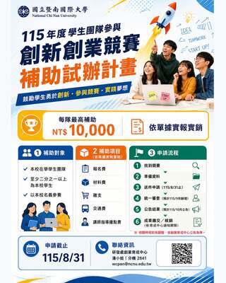 🚀【創業競賽有補助！最高 1 萬元等你申請】💰圖片
